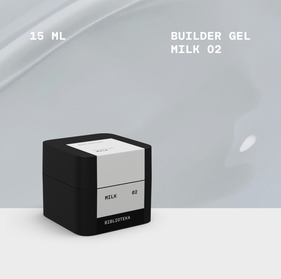 uilder Gel Milk №02 pieninis modeliuojantis gelis