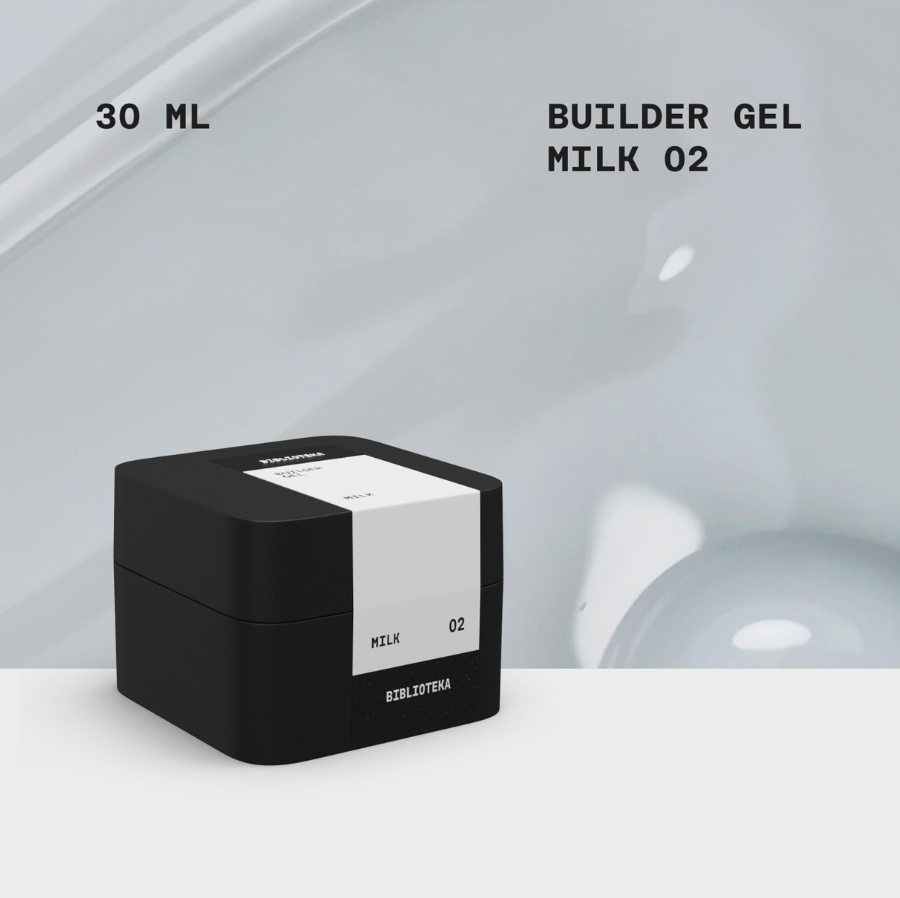 Builder Gel Milk №02 milky builder gelis 30 ml