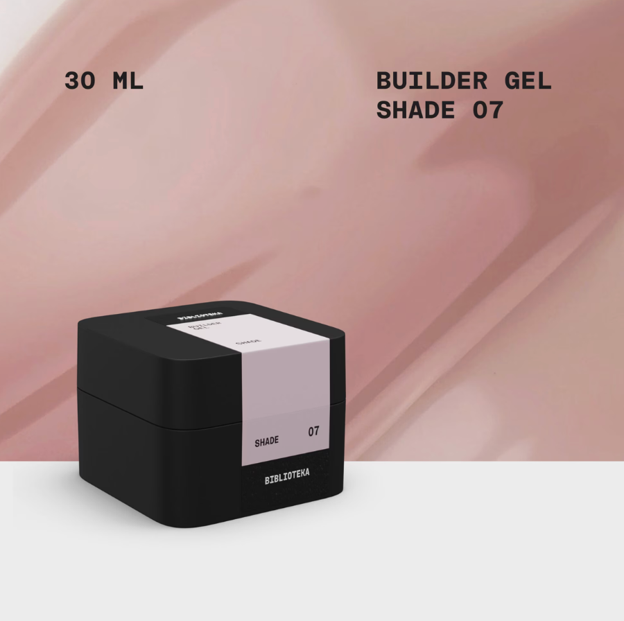 Builder Gel Shade №07 cool pink beige builder gelis 30 ml