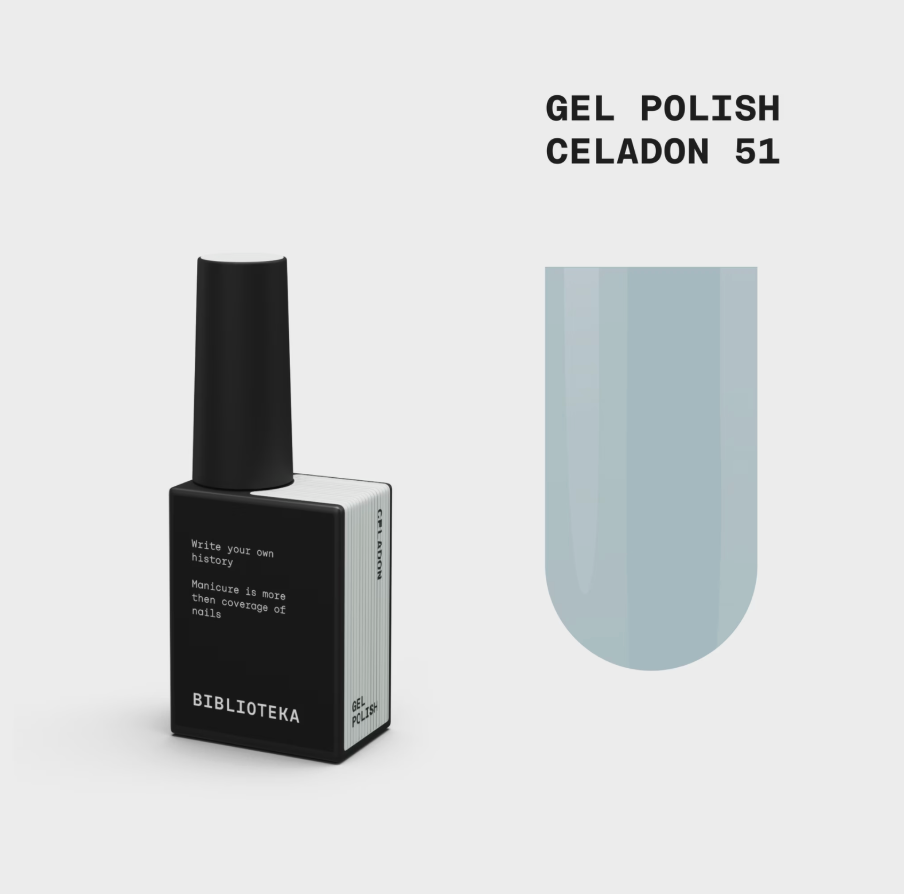 Celadon mėtinis gelinis lakas 10 ml