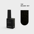 Golden Ray blizgus top coat su auksiniu shimmeriu 10 ml