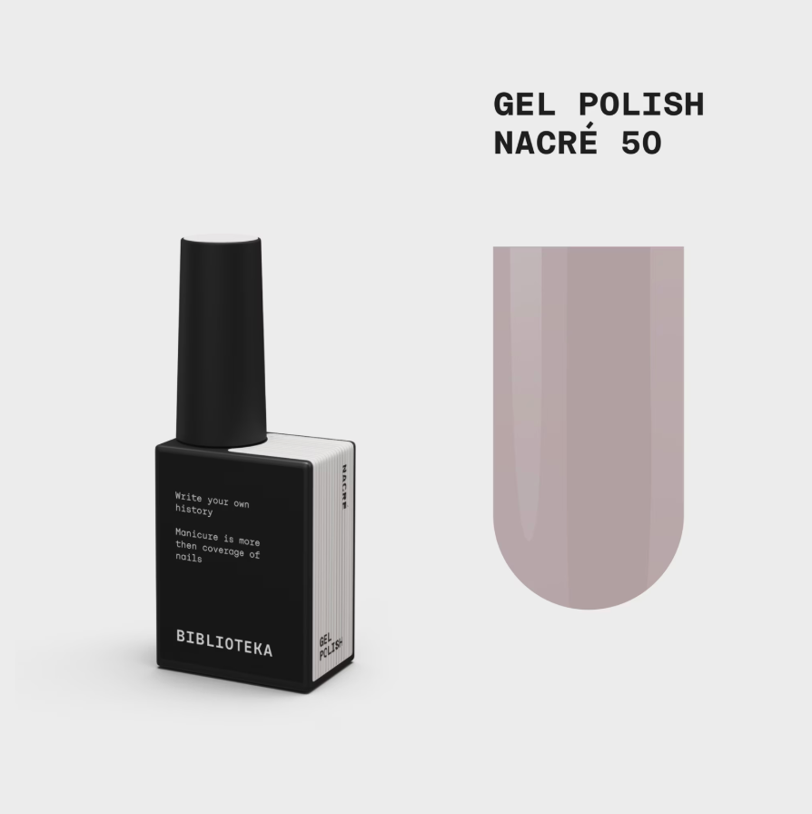 Nacré švelniai rožinis nude gelinis lakas 10 ml