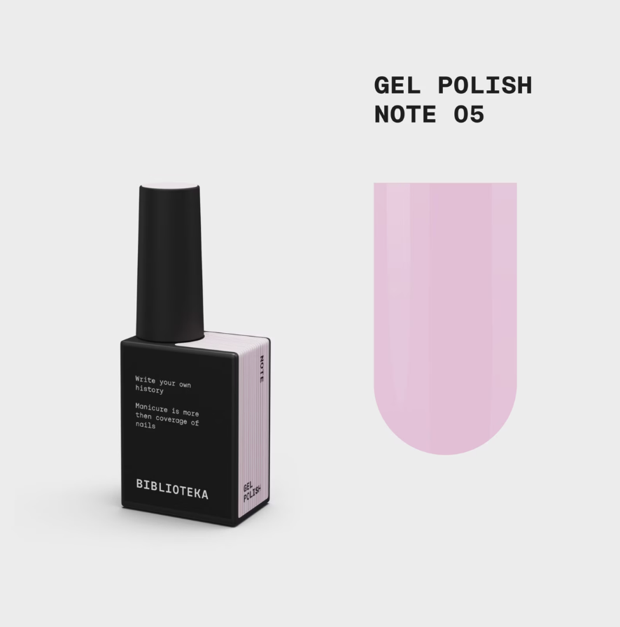 Note švelniai rožinis gelinis lakas 10 ml