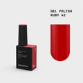Ruby klasikinis raudonas gelinis lakas 10 ml
