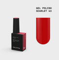 Scarlet šiltas raudonas gelinis lakas 10 ml