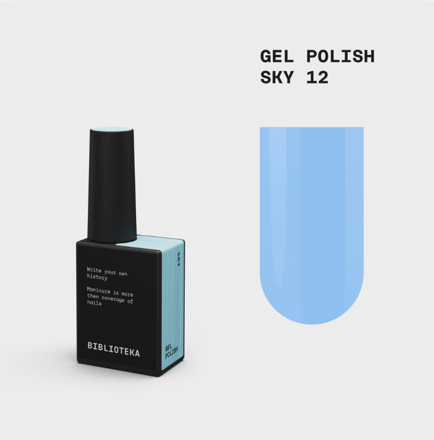 Sky mėlynas gelinis lakas 10 ml