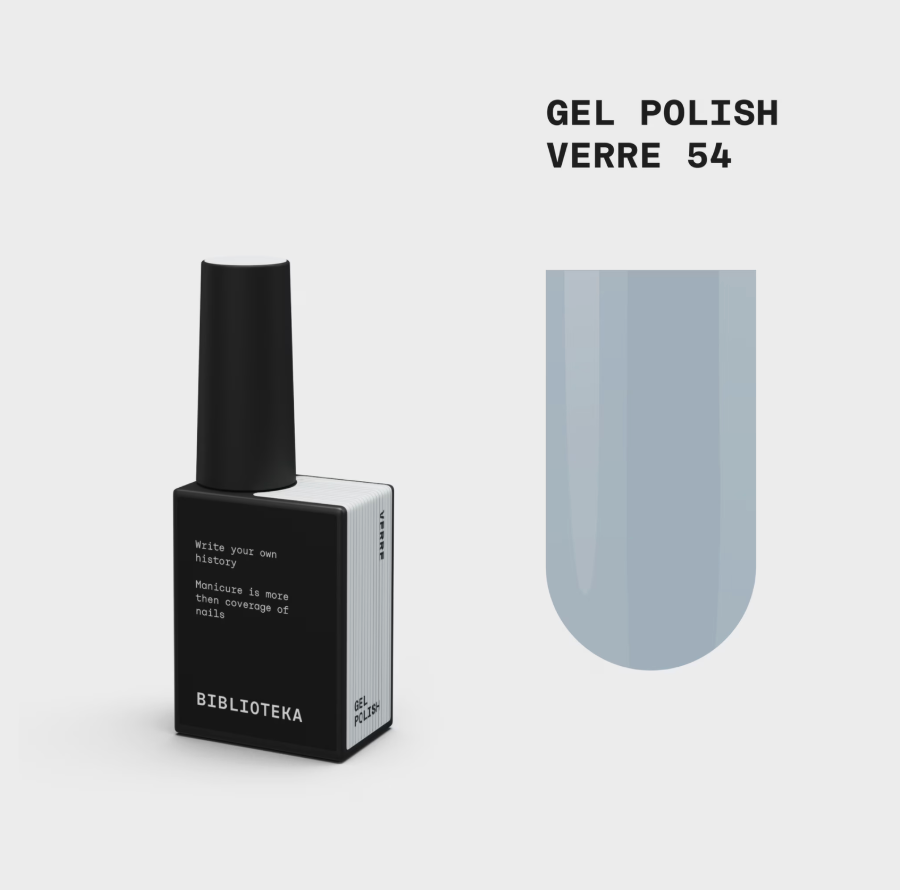 Verre švelniai mėlynas gelinis lakas 10 ml